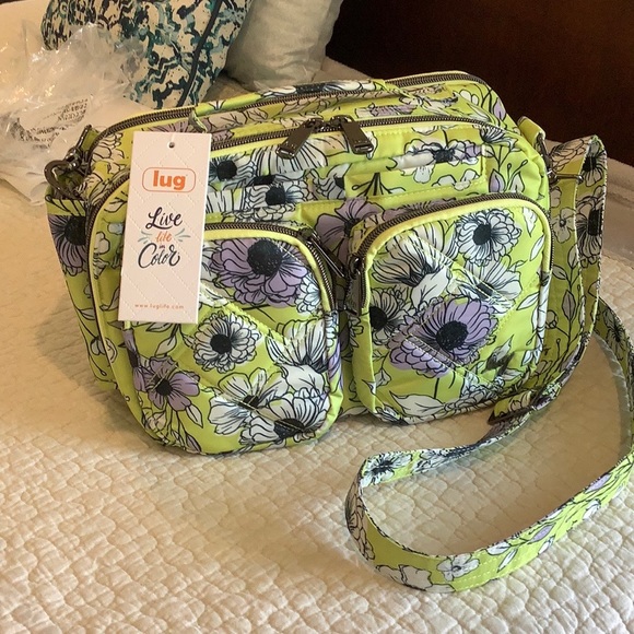 lug Handbags - Lug Rider Gardenia Green Crossbody bag